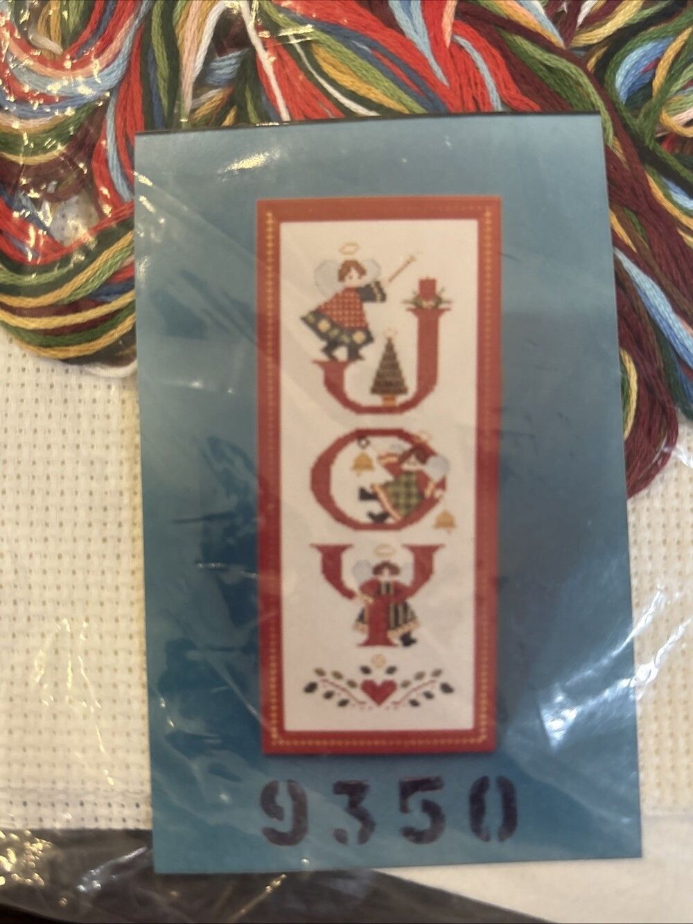 Design Works Counted Cross Stitch Kit  Joy Angels Unopened Instructions Fabric